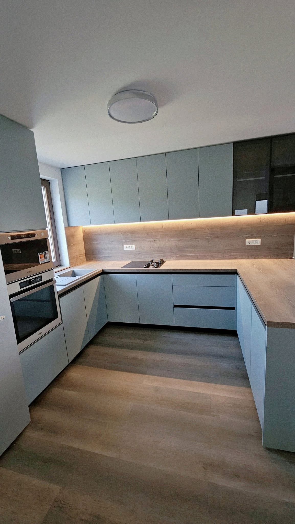 Soft Sky Kitchen