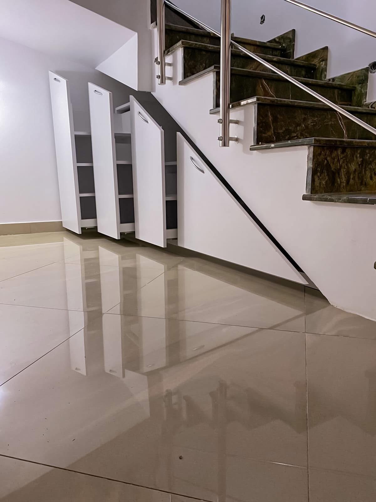 White Stair Nook